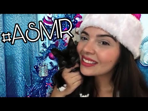 ASMR MONTANDO ÁRVORE DE NATAL (scratching, tapping)