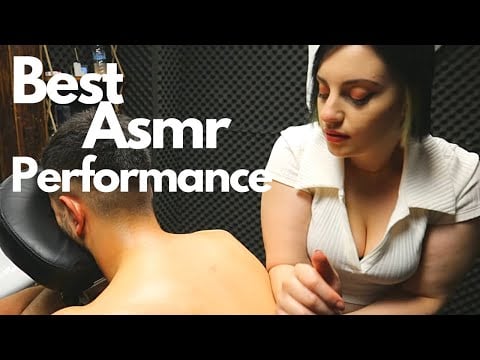 ASMR REAL CHAIR MASSAGE & WHISPERED NARRATION FROM OBEN (Subtitled)