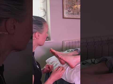 Uplifting Foot Reflexology + Kinesiology | Unintentional  ASMR Real Person