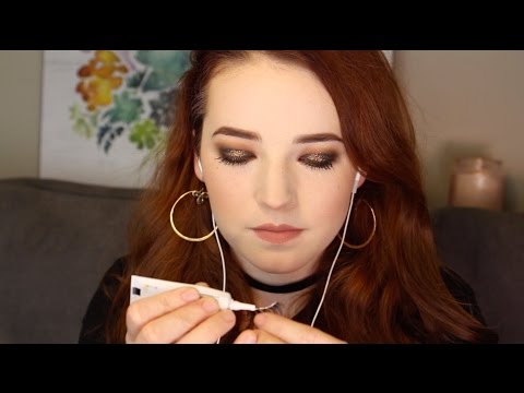 ASMR Dramatic Makeup Tutorial: Glittery Smokey Eye