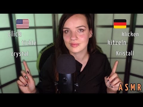 English vs. German Trigger Words 🌍 | ASMR | Extreme Close-Up Whispering for instant Tingles