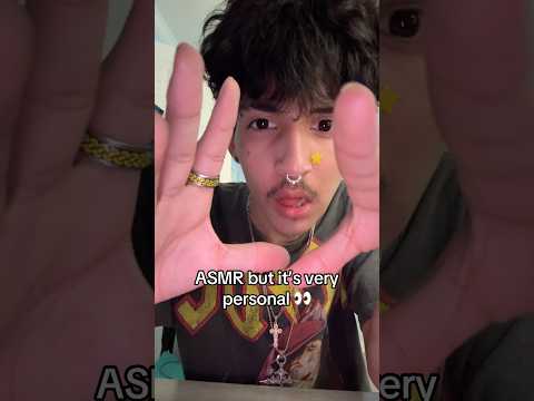 ASMR but it’s very personal 👀 #shorts #asmr #tingles