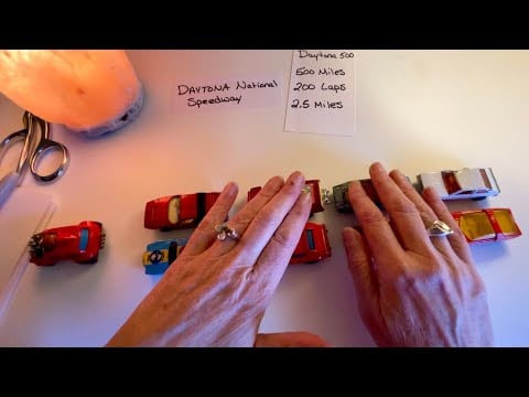 Let’s Discuss NASCAR Daytona 500 Race ~ ASMR Soft Spoken, Paper Sorting