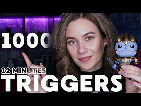 1000 TRIGGERS IN 12 MINUTES ASMR | 1000 ТРИГГЕРОВ ЗА 12 МИНУТ АСМР | FAST ASMR