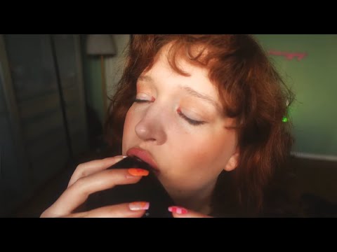 ASMR tascam biting, lipping and kisses (ear eating, ear kisses and in ear whispers)