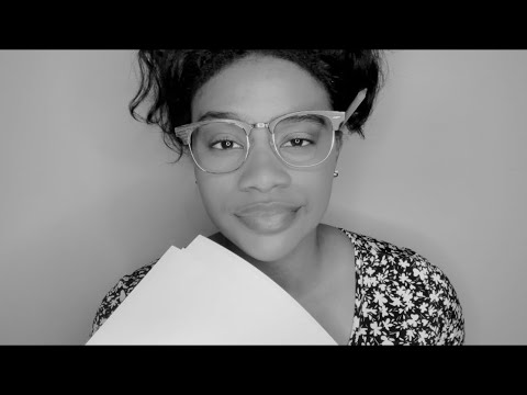 ASMR | WHO DUN IT? 3 - The Secretary (soft spoken, tapping, paper sounds)