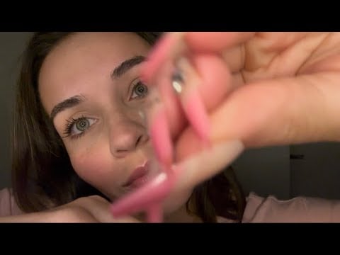 ASMR 🎀 TRANÇAS INVISÍVEIS em você ~invisible braids