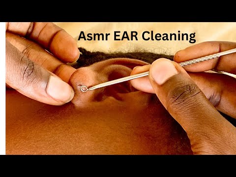 Asmr Nitpicking and ear cleaning on a real person