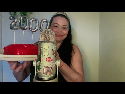 ASMR Eating Cake ( 2K special) @aramoonasmr1111 #eatingsounds #eatingasmr #tingles #relaxing #asmr 
