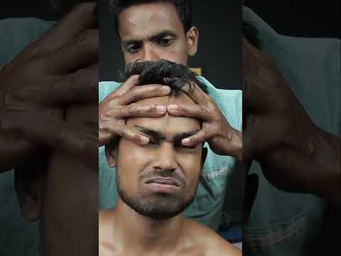 Crunchy Crunchy Neck Cracking And Ear Cracking With High Pressure Head Massage ASMR #shorts