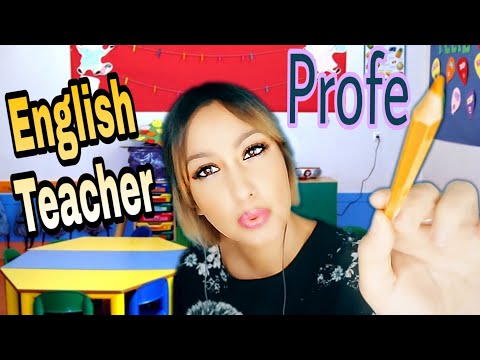 ASMR | 🤓 ENGLISH TEACHER 🖌📚 Profe de Inglés- SOFT WHISPER