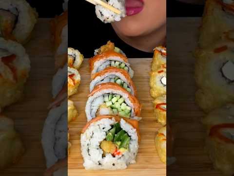 Sushi Platter #shorts #asmr #asmreating #sushi