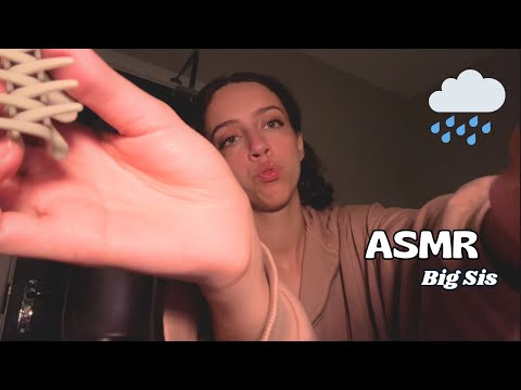 ASMR Big Sister Comforts You During a Storm