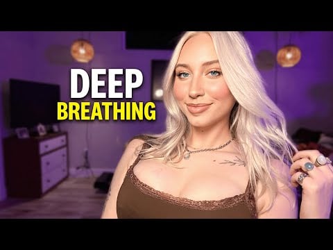 Your Gf does Soft Spoken and Guided Deep Breathing ASMR!