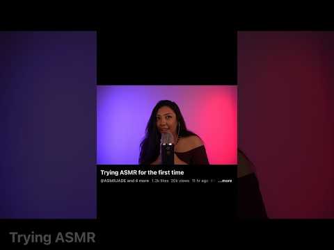 My first ASMR video