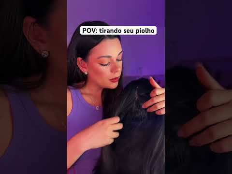 POV: tirando seu piolho #asmr #humor #shorts