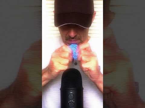 ASMR scrunching a play foam ball #short