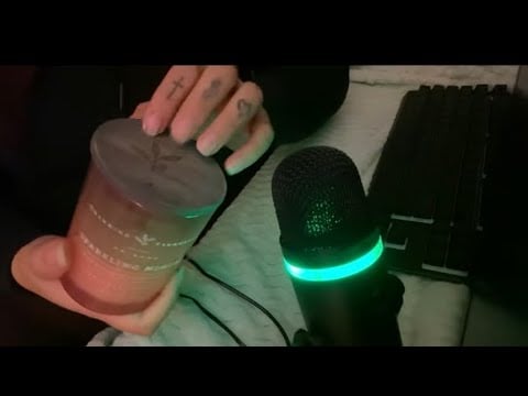 Asmr 💅🏽🕯️Candle Tapping 😴Tingles #asmr #asmrfyp #asmrtapping #asmrcandle #asmrsleep 