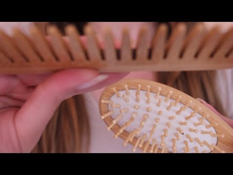 ASMR Gentle Hair Brushing & Combing ⭐ No talking, layered sounds