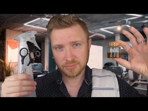 ASMR - Sleep Inducing Haircut & Styling Roleplay