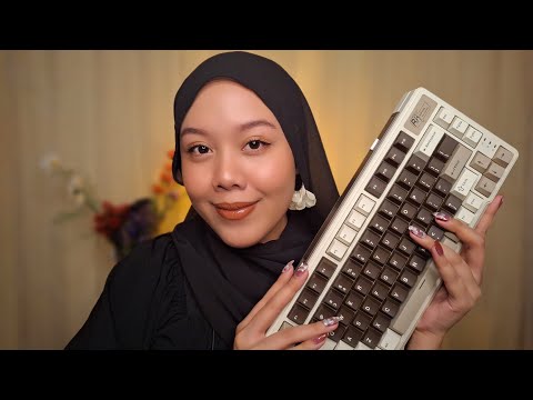 ASMR Keyboard Sounds + Bonus Triggers 🤎✨