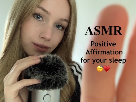 ASMR| Positive Affirmations for your sleep 😴 personal attention |RelaxASMR