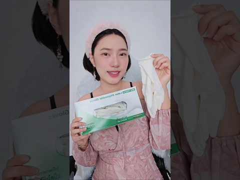 รีวิวถุงมือยางสีขาว BROTOUCH แบบไม่มีแป้ง ยืดหยุ่นมาก
