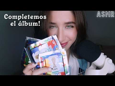 ASMR abriendo figuritas del mundial con tu novia ⚽(Roleplay)