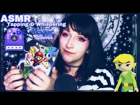 ASMR Tapping & Whispering on Gamecube Game boxes