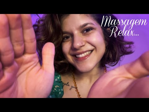 ASMR ~ Massagem no pescoço, ombros e rosto para alívio de dor e relaxamento profundo 💆