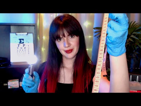 [ASMR] Annual Sports Physical (Ear Exam, Eye Exam, Cranial, Personal Attention) Doctor Roleplay