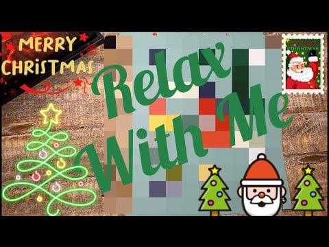 ASMR Visual & Sound Triggers: Christmas Medley Sticker Puzzle #724