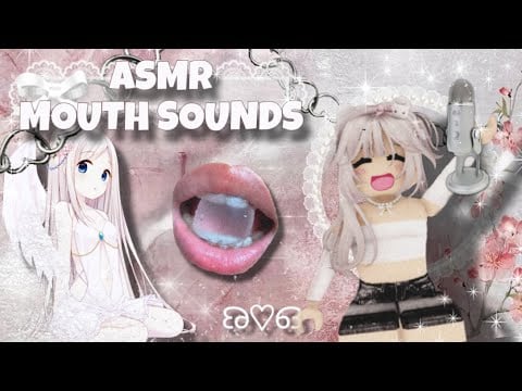 Roblox ASMR❤️‍🔥Intense Mouth Sounds, Hand Sounds, Tongue Slurping, Licking, 15 minute asmr for sleep