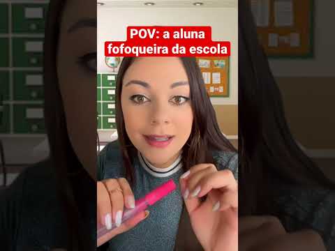 POV: a aluna fofoqueira da escola #shorts