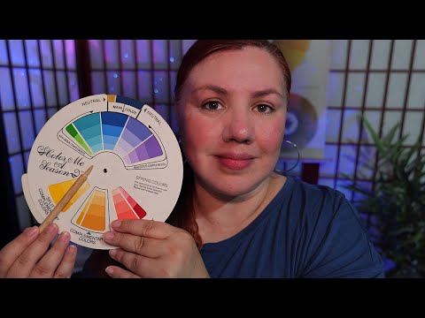 ASMR Ultimate Color Analysis For FALL 🍂 Autumn Makeup Roleplay