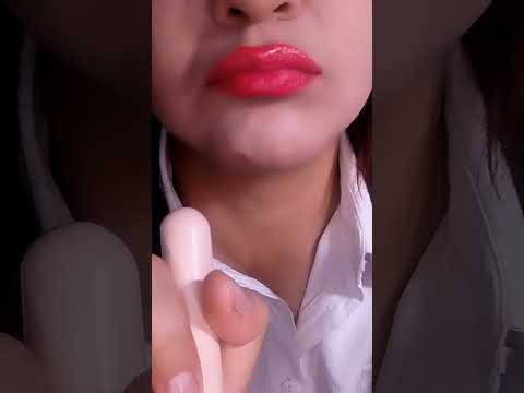 Asmr I'll take a speck of dust off you  Asmr mouth sounds Asmr brush #asmr #relax #mouthsounds