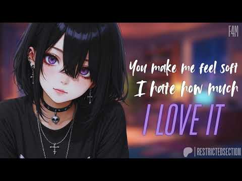 Your Goth Roommate Hears You Crying & Comforts You.[F4M][ASMR Roleplay][Friends to Lovers][Teasing]