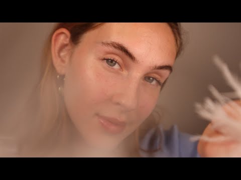 ASMR Con Plumas *MASAJE FACIAL* Sleepy.... (SORTEO 40.000 SUBS!)