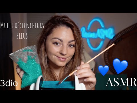 ♡ ASMR  -  Multidéclencheurs Bleus (Vague de frisson) ♡