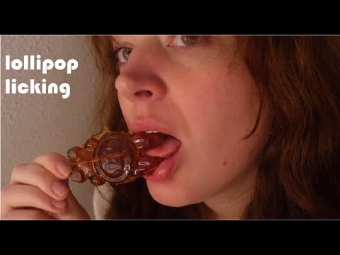 Labubu Lollipop Eating & Licking Sounds (No Talking, ASMR)