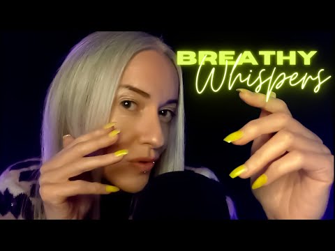 ASMR | ✨ Up Close Breathy Whispers ✨