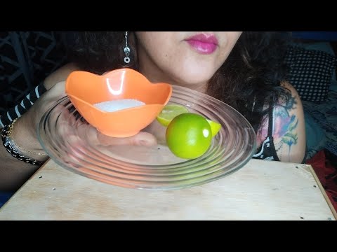 ASMR con limón y azúcar