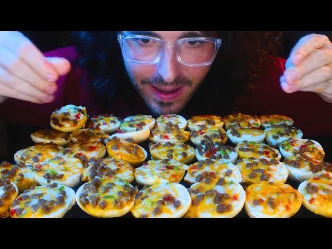 BEEFY NACHO CHEESE BAGEL BITES ! LIMITED EDITION FLAVOR * ASMR NO TALKING * | Nomnomsammieboy