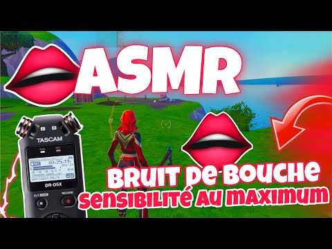 ASMR Français • BRUIT DE BOUCHE AVEC LA SENSIBILITÉ DU TASCAM AU MAXIMUM ! 👄📈