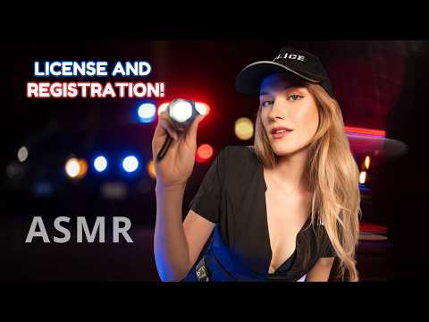 Police Woman Pulls You Over 🚔🚨 ASMR