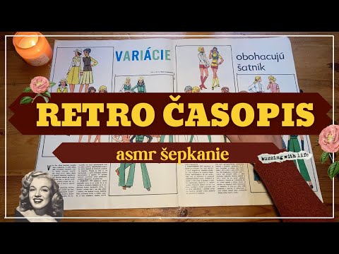 Listovanie časopisu z roku 1972 👗 |asmr šepkanie|