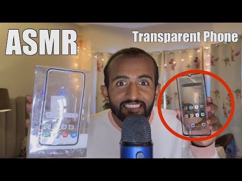 ASMR Unboxing Transparent Phone 📱 
