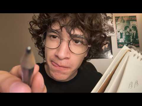 ASMR Guy In The Back Of The Class Draws You (Soft Spoken) 💤