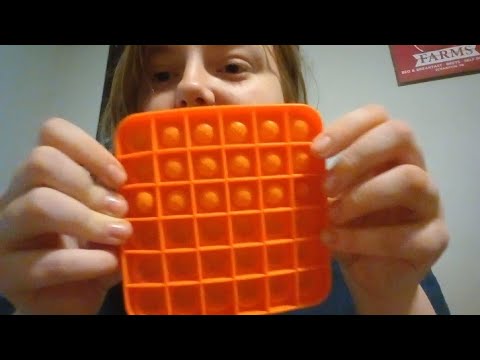 ASMR- Whispering Where I've Been & Playing w Fidgets (rambling about mental health, bday) LOFI
