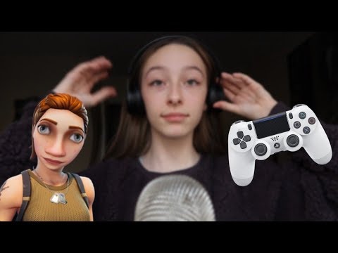 playing FORTNITE in ASMR.. 😬